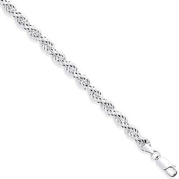 Silver 6.5mm Rope Chain - Fine Necklace - Certified Authentic - Swiss Made - UK Stock – Luxury Jewellery by Imperial T